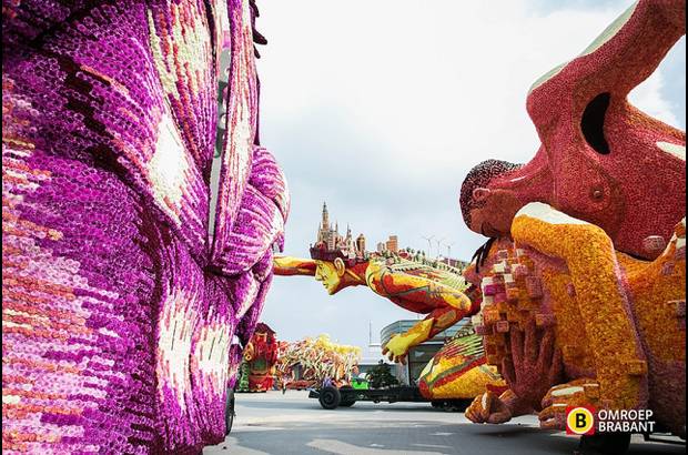 Jesse van Kalmthout, Omroep Brabant - Desfile de los gigantes de flores en Zundert, Holanda. La gran parada se realiz&#243; el primer domingo de septiembre como es tradici&#243;n hace 73 a&#241;os en dicha ciudad.