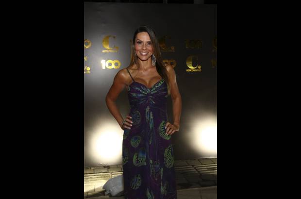 Edwin Bustamante - La exreina y modelo Paula Andrea Betancourt luci&#243; radiante en la celebraci&#243;n.