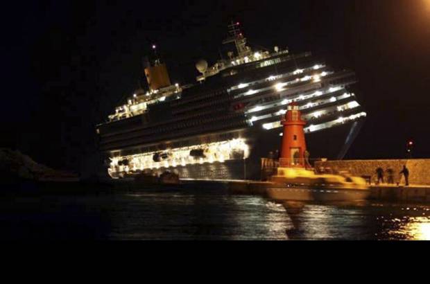 Reuters - El accidente se produjo mientras los pasajeros cenaban.