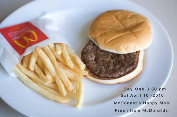 Foto cortes&#237;a - La fot&#243;grafa neoyorquina Sally Davies celebr&#243; el segundo aniversario de su proyecto &quot;Happy Meal&quot;, con el que cuelga en internet las im&#225;genes que toma casi diariamente de una hamburguesa que compr&#243; en 2010 en una conocida cadena de comida r&#225;pida y que, pese al paso del tiempo, se conserva sin problemas.