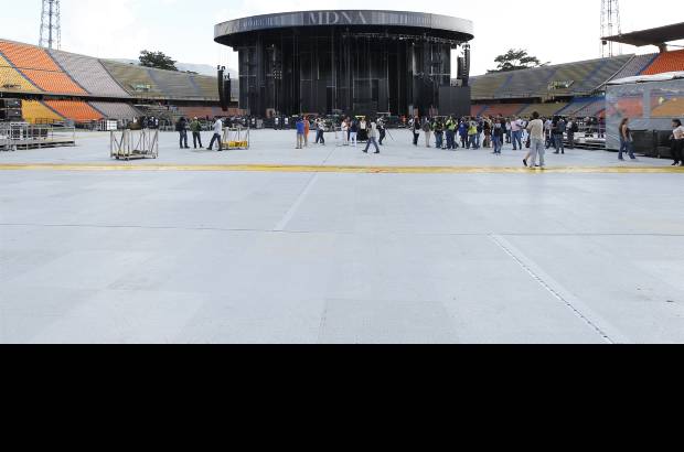 Jaime Pérez - Madonna hará prueba de sonido este miércoles en el Atanasio.