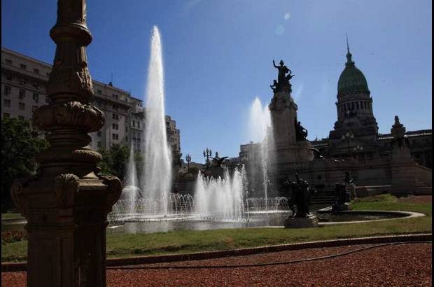 Diego Gonz&#225;lez - Aspecto de las instalaciones del Congreso argentino, ubicado en la zona hist&#243;rica de Buenos Aires.