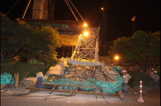 Julio C&#233;sar Herrera - La firma Concreto, encargada de la construcci&#243;n, inici&#243; la investigaci&#243;n para determinar las causas de esta falla.