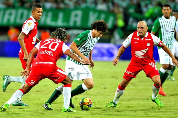 JUAN ANTONIO SÁNCHEZ - Nacional y Santa Fe definirán el partido en Bogotá, el próximo miércoles en el estadio Nemesio Camacho el Campín.