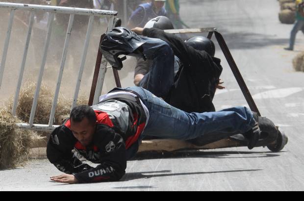 Hernán Vanegas - Los accidentes también hacen parte de este evento.