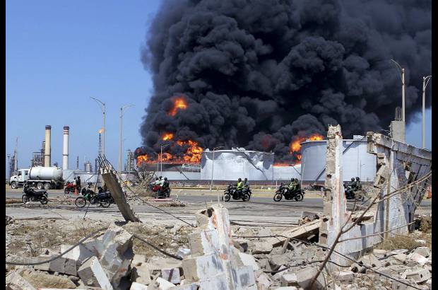 Reuters - La refinería Amuay, ubicada en el estado de Falcón, tiene capacidad para procesar 645 mil barriles por día.