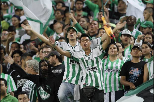 Edwin Bustamante - La hinchada disfrut&#243; la goleada y le puso color a uno de los cl&#225;sicos m&#225;s importantes del f&#250;tbol colombiano.