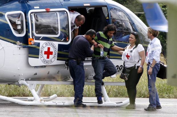 Fotos: Donaldo Zuluaga - El ingeniero fue liberado por guerrilleros del Frente de Guerra Dar&#237;o Ram&#237;rez Castro del Eln en la Serran&#237;a de San Lucas, sur de Bol&#237;var, seg&#250;n confirmaron las autoridades.