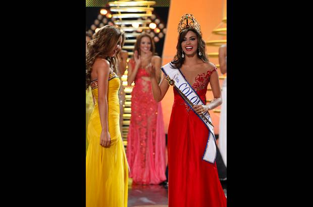 Foto Colprensa - Luc&#237;a conquist&#243; la d&#233;cima corona de Se&#241;orita Colombia para el departamento del Valle del Cauca.