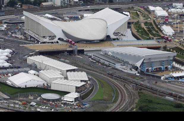 AP - El Centro Acu&#225;tico para salto, nataci&#243;n, nado sincronizado, pentatl&#243;n moderno y nataci&#243;n paral&#237;mpica.
