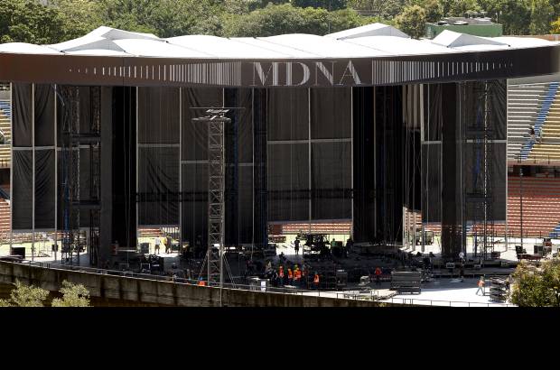Jaime Pérez - Cerca de 200 personas entre bailarines, logística e ingenieros de video arribaron a la ciudad para preparar la llegada y el montaje del show de la artista.