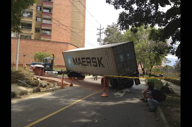 Foto John G&#243;mez - Por fortuna en el hecho no se registraron heridos ni da&#241;os materiales.
