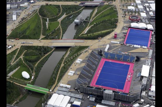 AP - Las canchas de hockey y que tambi&#233;n ser&#225;n utilizadas para el f&#250;tbol paral&#237;mpico.