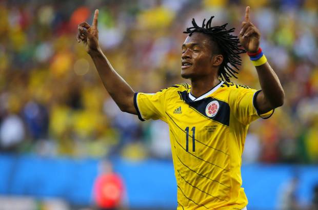 FOTO JUAN ANTONIO SÁNCHEZ, enviado especial a Cuiabá, Brasil - El seleccionado tricolor terminó su participación en primera ronda con goleada 4-1 sobre Japón y avanzó como primera del Grupo C a los octavos de final del Mundial. Los goles ante los nipones los marcaron Cuadrado, Jackson y James, Okazaki anotó el descuento.