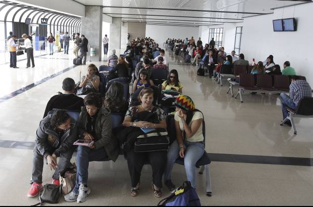 Foto R&#243;binson S&#225;enz - La nueva sala de espera del muelle de salidas nacionales tiene capacidad para 280 personas.