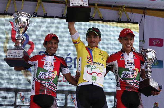 Foto: Julio C&#233;sar Herrera - Sevilla sac&#243; tan solo un segundo de ventaja sobre su inmediato seguidor Fernando Camargo Boyac&#225; se atreve, y 54 a Alexis Camacho Boyac&#225; se atreve, quien complet&#243; el podio.