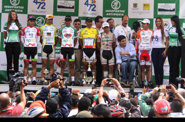 Róbinson Sáenz - El Gato Cárdenas, de 38 años, demostró su jerarquía y su garra en las vías de Antioquia.