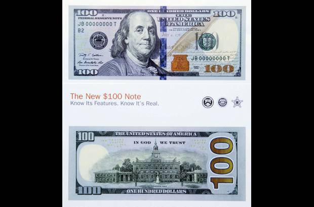 AP - Estados Unidos presentó su nuevo billete de 100 dólares, el cual contiene más herramientas de seguridad para combatir la falsificación.