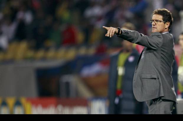 Reuters - Fabio Capello, t&#233;cnico de Inglaterra, sufri&#243; con el empate de E.U., so&#241;aba con el triunfo de su equipo.