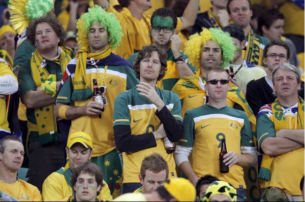 Reuters - La desilusi&#243;n de los hinchas australianos despu&#233;s de la derrota.
