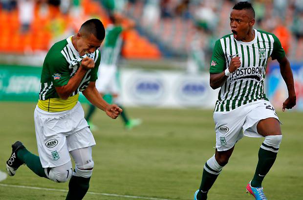 HENRY AGUDELO - JULIO C&#201;SAR HERRERA - Fernando Uribe celebr&#243; con l&#225;grimas la primera anotaci&#243;n verde.
