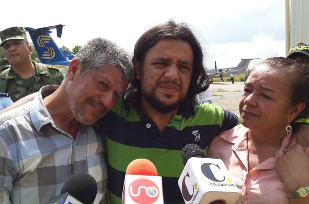 Fotos: Donaldo Zuluaga - Le agradeci&#243; a la comisi&#243;n y a los medios de comunicaci&#243;n. Indic&#243; que no tiene resentimiento con el Eln.