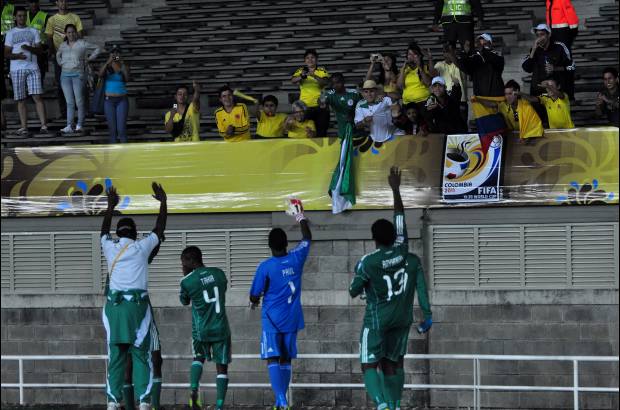 Colprensa - Fue el tercer triunfo de Nigeria en tres partidos y lo dejó al tope del Grupo D con el ideal de nueve puntos, lo que le permitirá permanecer en Armenia y esquivar a Brasil en los octavos de final.