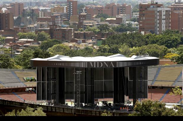 Jaime Pérez - En Medellín no se grabará el DVD del Tour MDNA. Todo el material se recogió de sus shows en Estados Unidos.