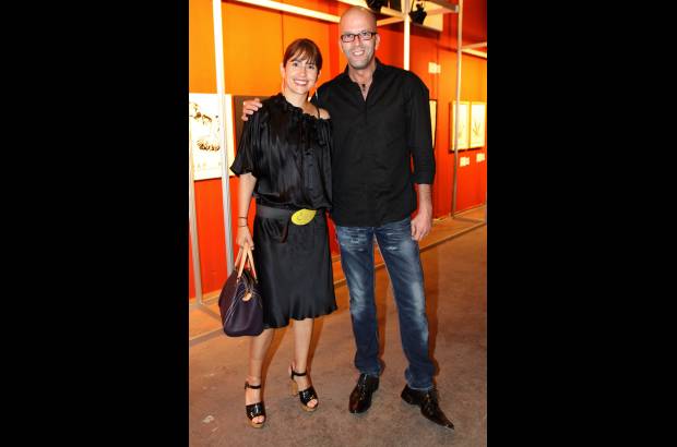 David Sánchez - La diseñadora de joyas Juanita Álvarez y Juan David Moreno, en clave de negro.