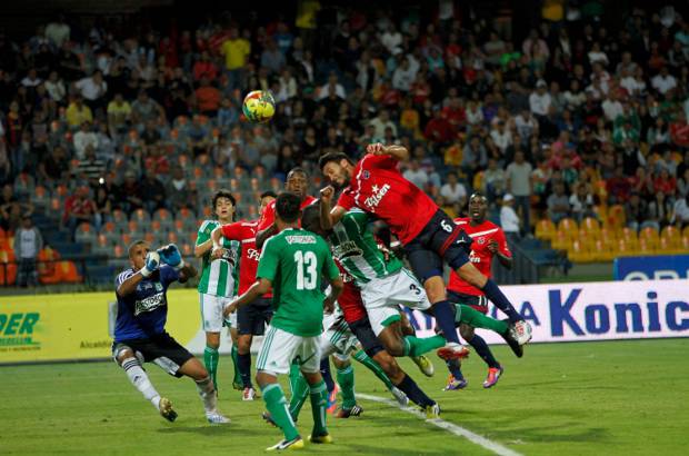 Hern&#225;n Vanegas - Medell&#237;n y Nacional empataron 1-1 en la quinta fecha de los cuadrangulares semifinales de la Liga Postob&#243;n II-2012.