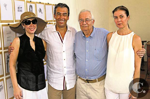 Foto Edwin Bustamante - Elsa Margarita P&#233;rez, Juan Carlos P&#233;rez, Carlos Alberto P&#233;rez Mart&#237;nez y Ana Lucia P&#233;rez del Corral.