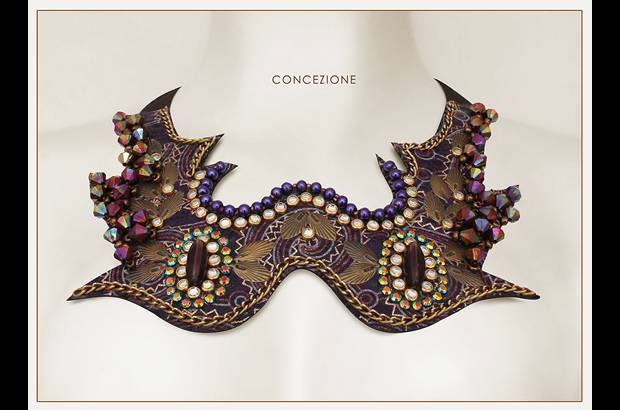 Cortes&#237;a - Esta colecci&#243;n de collares tipo pectoral est&#225; inspirada en el Barroco.
