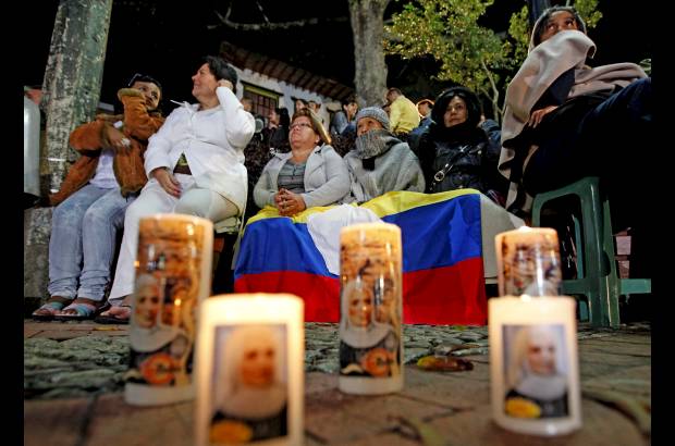 Julio C&#233;sar Herrera - En el acto tambi&#233;n se desvel&#243; un pend&#243;n que le rinde homenaje a la religiosa.