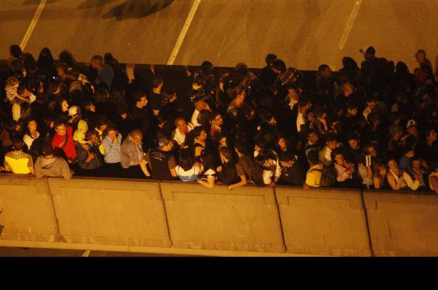 Jaime Pérez - El espectáculo de juegos piromusicales duró 50 minutos, entre música y luces, en una danza espectacular.