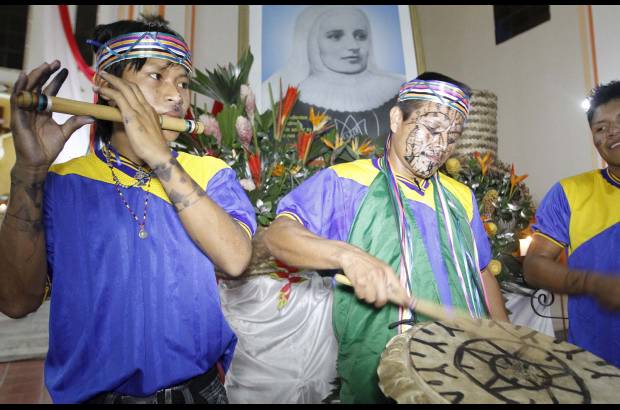 Donaldo Zuluaga - Un grupo de danza Embera Katios hizo parte de la celebraci&#243;n.