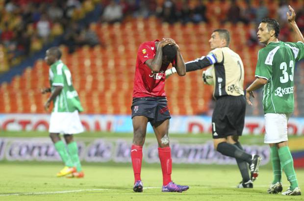 Manuel Saldarriaga - Medell&#237;n perdi&#243; en casa ante el Cali 0-1. Danny Santoya gener&#243; poco peligro en el arco del veterano Farid Mondrag&#243;n, quien no jugaba en el Atanasio Girardot desde 1994.