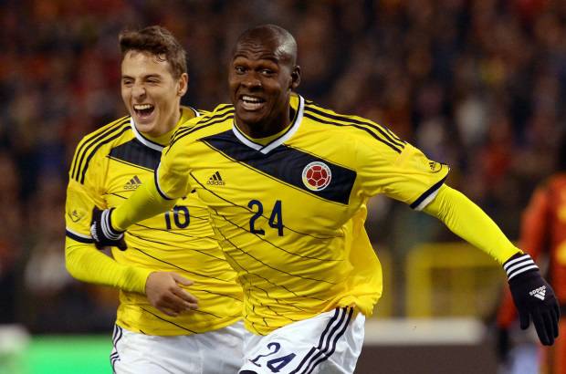 AP - Ibarbo, quien ingresó en la segunda parte y demostró un gran nivel, marcó el 2-0 después de un tiro libre de James Rodríguez.