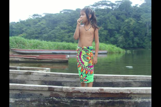 Nelson Matta - Para llegar a la comunidad Parar&#225; Puru, hay que recorrer 40 minutos en lancha por el r&#237;o Chagres.