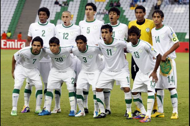 Colprensa - La formación titular de Arabia Saudita.