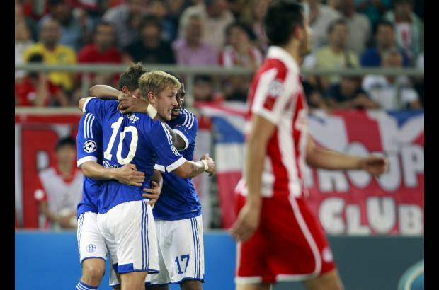 Foto Reuters - El Shalke le gan&#243; 1-2 al Olympiakos.