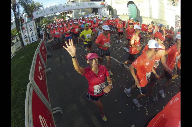 Esteban Jaramillo y Sebastián Salazar - Más de 10 mil competidores se dieron cita en esta histórica cita deportiva que se corría en las modalidades de 5, 10, 21 y 42 kilómetros.