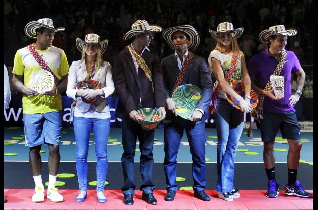 Foto Mauricio Alvarado - La gran fiesta comenz&#243; cuando Federer gan&#243; el duelo 7-6 (8), 2-6, 6-3.