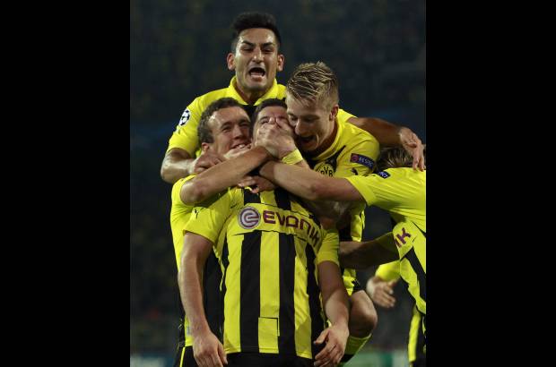 Foto Reuters - Lewandowski dio al Borussia Dortmund el triunfo 1-0 sobre el Ajax.
