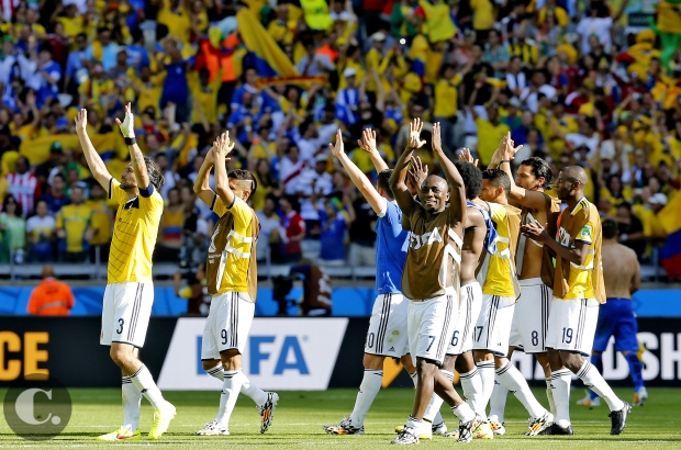 Juan Antonio S&#225;nchez, enviado especial a Brasil - Colombia derrot&#243; 3 - 0 a Grecia en la que se considera la mejor actuaci&#243;n de la Selecci&#243;n Nacional en un Mundial.