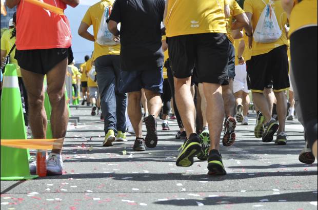 Esteban Jaramillo y Sebastián Salazar - Más de 10 mil competidores se dieron cita en esta histórica cita deportiva que se corría en las modalidades de 5, 10, 21 y 42 kilómetros
