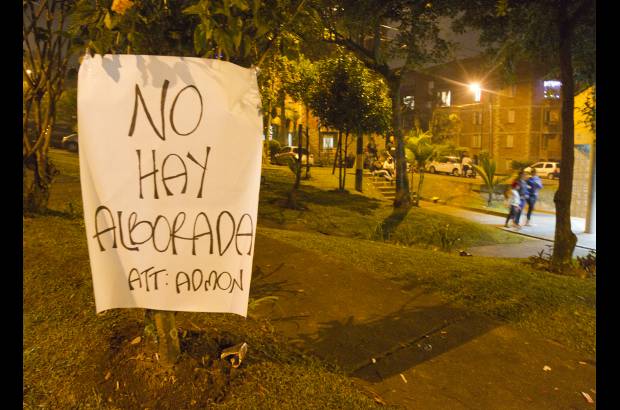 Edwin Bustamante - En el sector de Se&#241;orial, la celebraci&#243;n de la alborada se se limit&#243; a la parranda con m&#250;sica decembrina en los locales nocturnos.