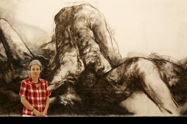Foto Donaldo Zuluaga - Mar&#237;a Margarita Malag&#243;n-Kurka es la curadora.