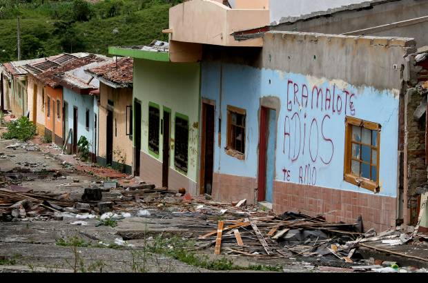 Foto Juan Antonio S&#225;nchez - Cerca de 5.000 gramaloteros viv&#237;an en su gran mayor&#237;a en C&#250;cuta. As&#237; se ve&#237;a el municipio un a&#241;o despu&#233;s de la tragedia.