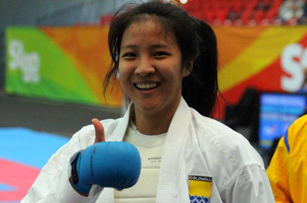 FOTO CORTES&#205;A COMIT&#201; OL&#205;MPICO COLOMBIANO - Finalizado el combate (3-3) los jueces decidieron que la ganadora del duelo hab&#237;a sido la colombiana de 21 a&#241;os.
