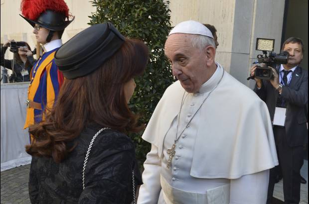 Reuters - Esta semana fue el encuentro entre el Papa Francisco y la presidenta de Argentina Christina Fern&#225;ndez.